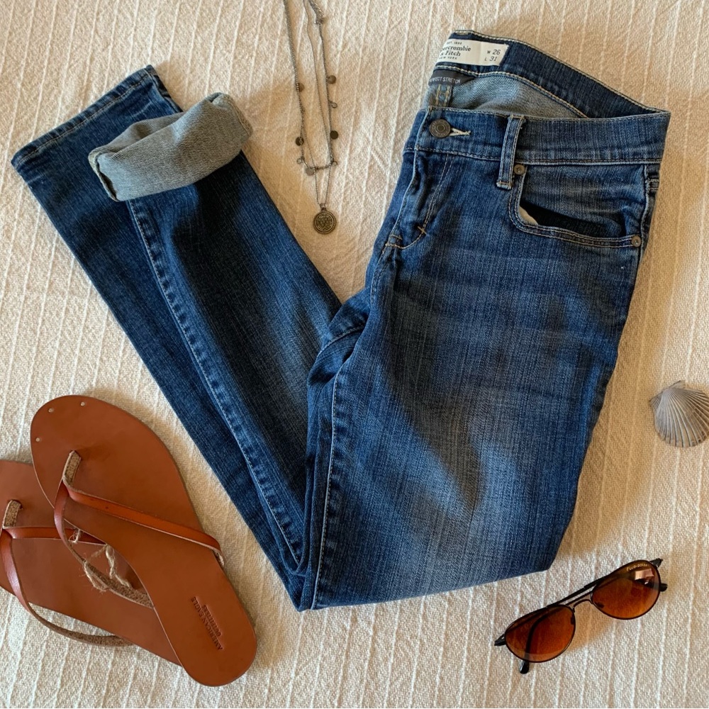 Y2K A&F Corona Del Mar Low Rise Skinny Jeans